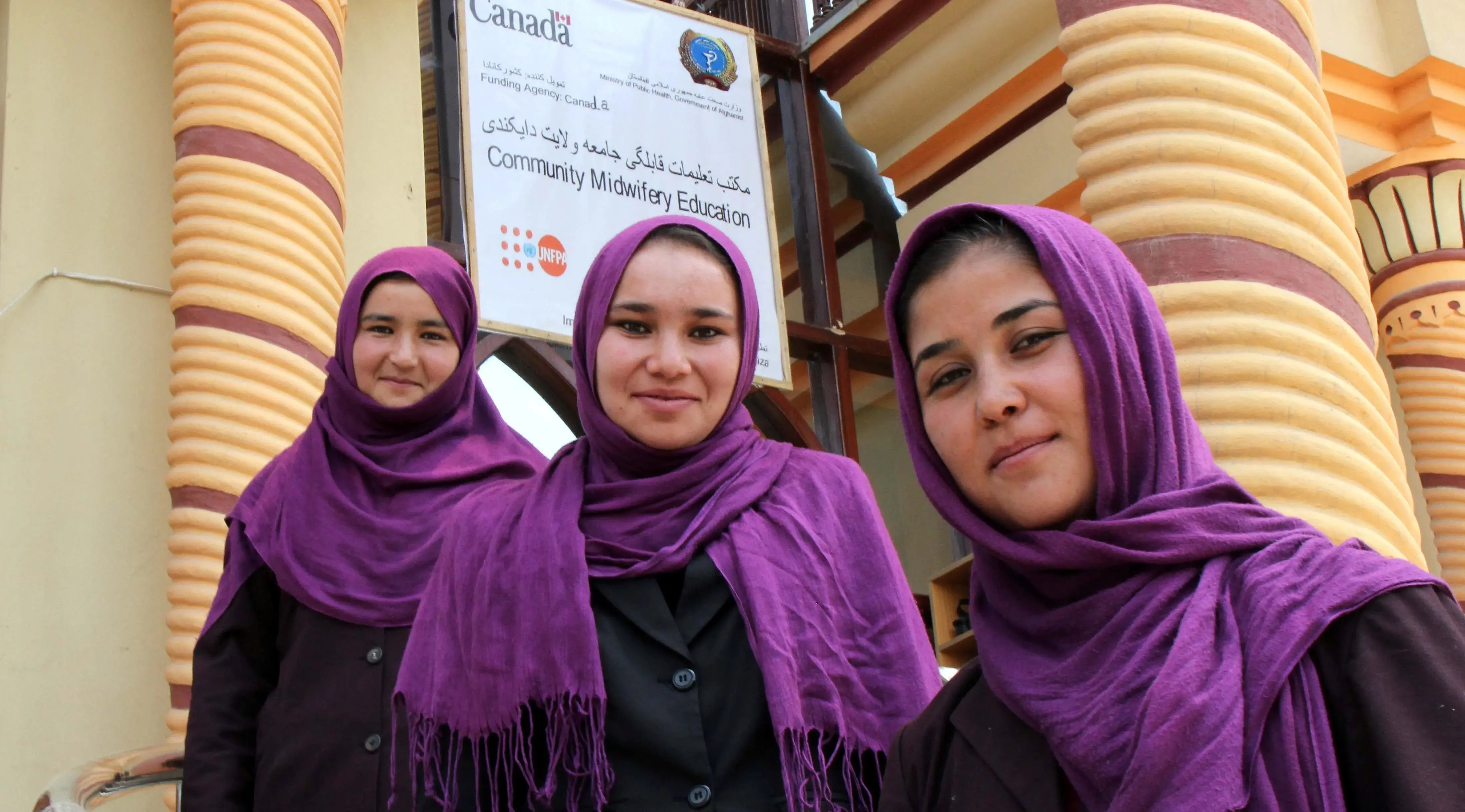 Purple is the Colour of a Safer Future for Afghan Mothers